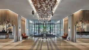 Posezení v ubytování Four Seasons Hotel Austin