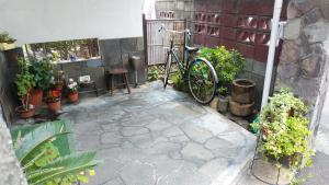 Taman di luar Walking Pilgrimage Hotel Tokiwa Ryokan
