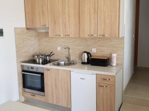Kuchyňa alebo kuchynka v ubytovaní Apartments Tri Mora