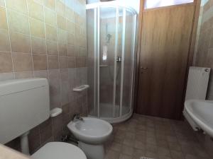 Koupelna v ubytování Agriturismo Bozica