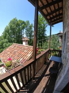 Balkón nebo terasa v ubytování Agriturismo Bozica