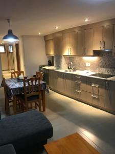 Kuchyň nebo kuchyňský kout v ubytování Apartaments Ca L'Albert