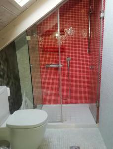 Kúpeľňa v ubytovaní Argostoli loft
