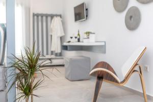 TV a/nebo společenská místnost v ubytování Crystal Mare Suites