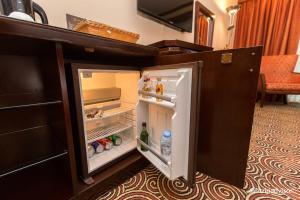 Kuchyň nebo kuchyňský kout v ubytování Grand Central Hotel