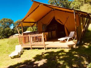 Zahrada ubytování O2 Camping