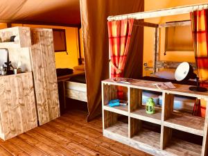 Köök või kööginurk majutusasutuses O2 Camping