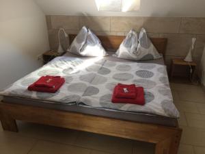 Ліжко або ліжка в номері Ferienwohnung Frieser