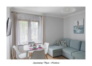 Posezení v ubytování Vigan Apartamenty
