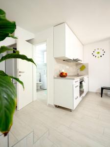 Apt Bobotovi in center of Stari Grad, Hvar的厨房或小厨房