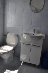 Koupelna v ubytování Dom Gościnny Soluch