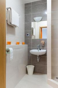 Koupelna v ubytování Hostel CENTRUM