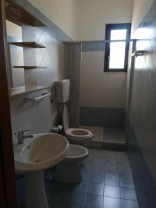 Koupelna v ubytování SOLE&MARE agriturismo solo camere