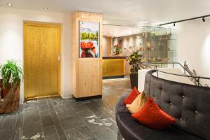 Kuchyň nebo kuchyňský kout v ubytování Hotel Goldener Adler - im Sommer Silvretta Card Premium inkludiert