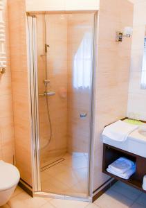 Łazienka w obiekcie Hotel Nowodwory