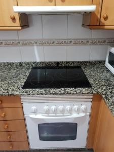 Kuchnia lub aneks kuchenny w obiekcie Apartamento en Terra do Porto con vistas