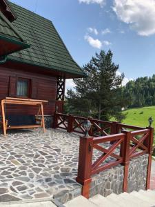 Vonkajšia záhrada v ubytovaní Chata Studnička