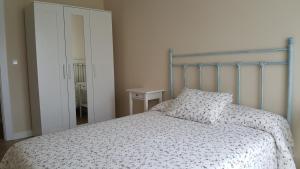 Postel nebo postele na pokoji v ubytování Acogedor Apartamento en Santander