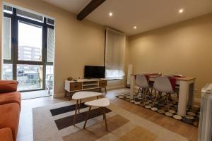 TV a/nebo společenská místnost v ubytování Acogedor Apartamento en Santander