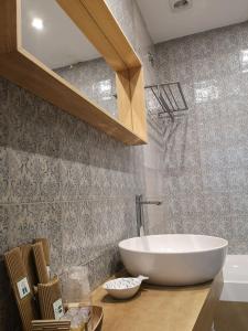 Kúpeľňa v ubytovaní Hotel Herbeira