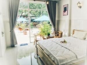 Giường trong phòng chung tại BinhYen Homestay