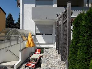 Balkón nebo terasa v ubytování Haus Engler