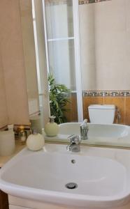 Un baño de Nice Apartment Roses & Ivy, Rue du Congres