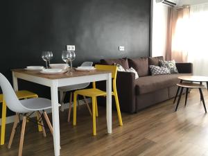 Posezení v ubytování Ladrillo, apartment by the sea, Santa Pola