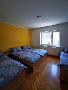 Postel nebo postele na pokoji v ubytování Apartmaji Tomšič