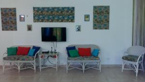 Zona de estar de Apartment in a tropical Paradise in Sosua