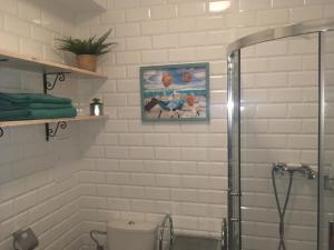 Phòng tắm tại Apartament Wrzos