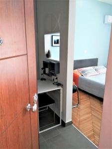 Posteľ alebo postele v izbe v ubytovaní Athens Pangrati modern apt 10min to metro