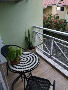 Un balcón o terraza de Yacht Village Natal Top