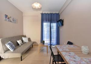 Posezení v ubytování Alexandros SeaView Suites