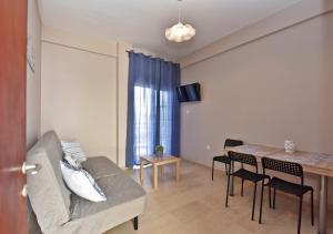 Posezení v ubytování Alexandros SeaView Suites