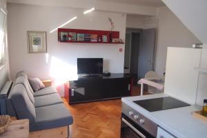 Kuchyň nebo kuchyňský kout v ubytování Apartments TERRAeSAL