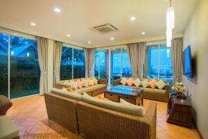 Ruang duduk di Aranava Resort Huahin