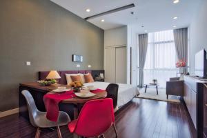 Posezení v ubytování Lancaster Hanoi Service Apartment