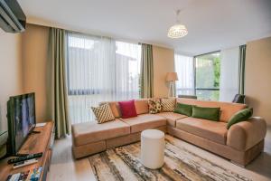 TV a/nebo společenská místnost v ubytování Sofia Beach Residence