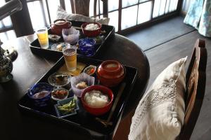 Nápoje v ubytování Bed & Breakfast Tsukiya