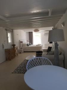 Posezení v ubytování Bellou Suites
