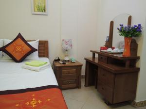 Katil atau katil-katil dalam bilik di Hanoi Ecogreen Hostel