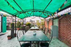 Patio nebo venkovní prostory v ubytování Hotel Family Home