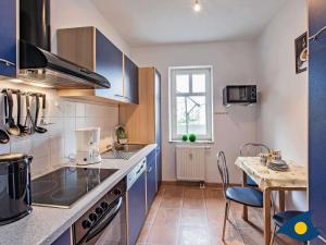 Küche/Küchenzeile in der Unterkunft Villa Malve Wohnung 05