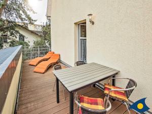 Ein Balkon oder eine Terrasse in der Unterkunft Villa Malve Wohnung 05