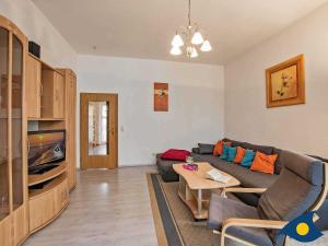 Ein Sitzbereich in der Unterkunft Villa Malve Wohnung 05