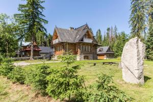 Vonkajšia záhrada v ubytovaní Rezydencja Gubałówka sauna widok
