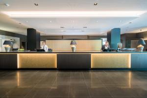 Lobbyn eller receptionsområdet på Best Western Premier Central Hotel Leonhard