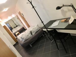 Postel nebo postele na pokoji v ubytování Apartment Poruba STREET VIEW
