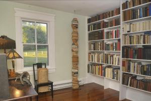 Perpustakaan di rumah percutian